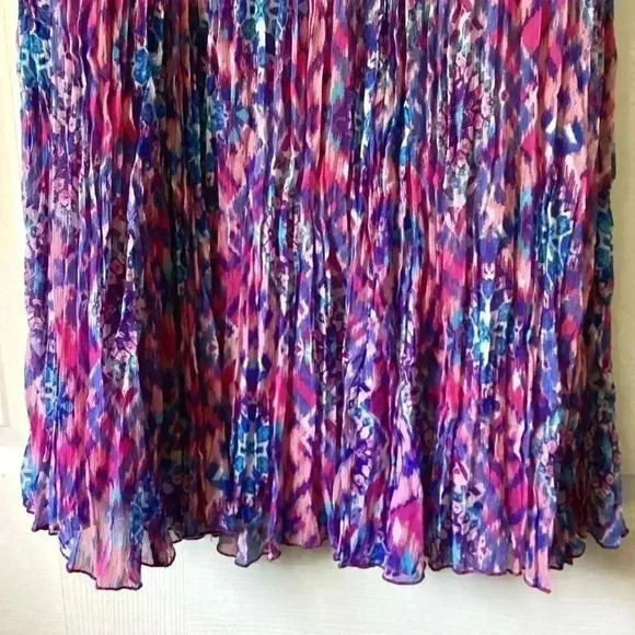 Ruby Rd Multi Colored Boho Maxi Skirt Size 4P - Picture 8 of 10